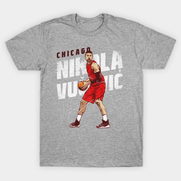 Nikola Vucevic Chicago Post Up T-Shirt by MASTER_SHAOLIN